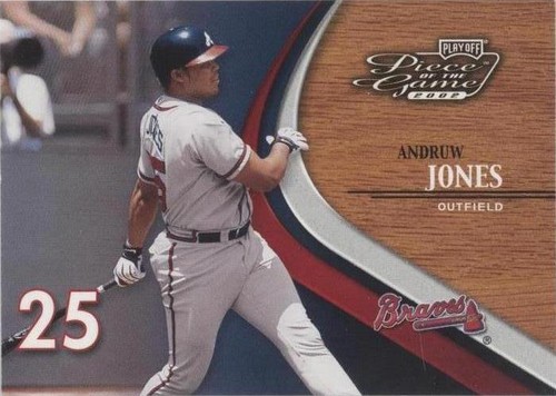 【1/1！】 Andruw Jones 2002 Fleer Showcase 1枚限定 Atlanta Braves　■検索：アンドリュー・ジョーンズ ブレーブスと楽天で活躍